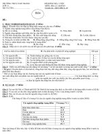 ĐỀ KT 1 TIẾT ĐỊA 9 TUẦN 10 (12 - 13)