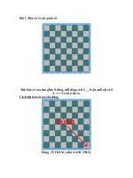 Bài 1: Bàn cờ và các quân cờ