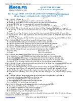 LTĐH môn sinh bài tập về quần thể tự phối