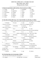 De kiem tra 1 tiet so 4 (co phan tich Keys)