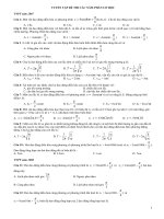 TUYỂN tập đề THI các năm PHẦN cơ học