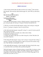 dang toan ve hinh tam giac