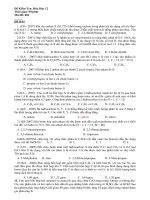 ĐỀ KT HOA 12 DẠY THÊM