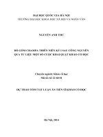 đồ gốm champa thiên niên kỉ i sau công nguyên qua tư liệu một số cuộc khai quật khảo cổ học