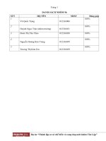 tiểu luận thẩm định dự án đầu tư thành lập cơ sở chế biến và cung ứng mứt khóm tân lập