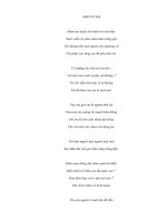 Thơ tình : Nhớ về em