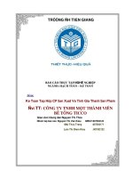 Báo cáo thực tập tốt nghiệp Kế Toán Tập Hợp chi phí  Sản Xuất Và Tính Giá Thành Sản Phẩm tại công ty tnhh một thành viên  bê tông ticco