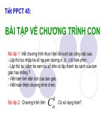 Bài tập chuong trinh con (t2)