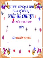 BÀI : NIỀM VUI BẤT NGỜ