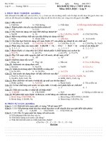 Kêểm tra 1 tiết (Lần 4)