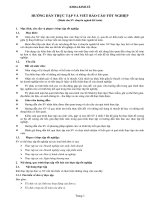 hướng dẫn báo cáo thực tập và viết báo cáo tốt nghiệp chuyên ngành kế toán