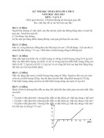 BỘ ĐỀ THI HSG LÝ 6