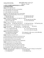 Đề KT Vật lí 7 (Tiết 27) - THCS Đà Nẵng