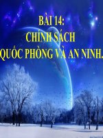 GDCD11-BAI 14-CHINH SACH QUOC PHONG VA AN NINH.