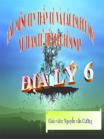 ĐIA LI 6 ĐỊA HÌNH BỀ MAT TRAI ĐẤT