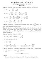 Kiểm tra 1 tiết số học tiết 93