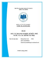 Mối quan hệ giữa quản trị vốn luân chuyển và khà năng sinh lời của công ty tại việt nam