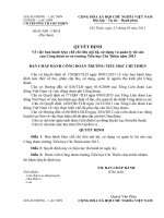 Dự thảo quy chế chi tiêu nội bộ