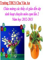 chuyen de mon sinh hoc