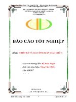 THIẾT KẾ VÀ GIA CÔNG GIÀN GIÁO CHỮ A