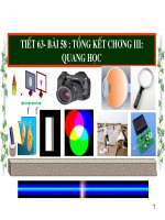 BÀI 58 TỔNG KẾT CHƯƠNG III