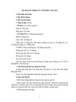 KẾ HOẠCH NHIỆM VỤ NĂM HỌC