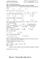 de khao sat giua ki 2 toan 6