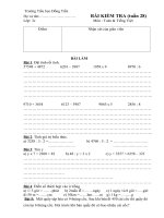 Bài tập về nhà HSG tuần28 lớp 3(hoadoquyen)