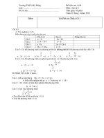 Đề kiểm tra đại số 8 chương 4 ĐA-MT