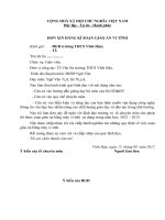 Đơn xin soạn giáo án bàng vi t ính