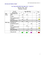 bộ dề thi hk 2 Toán 12 của HDBM-dap an