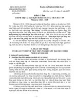 ( new ) Đại hội chi bộ n/ kì 2010 - 2013 và PHNV...