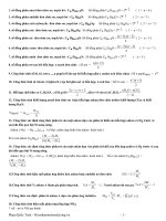 công thức hóa học hay nhất