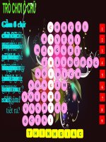 BÀI 51 - CƠ QUAN PHÂN TÍCH THÍNH GIÁC - TRÒ CHƠI GIẢI Ô CHỮ