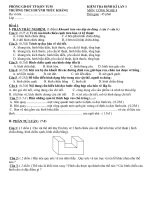 kiểm tra 1 tiết hk 1 cn8