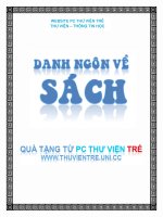 Danh ngôn sách  Thư viện trẻ