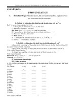 Tai lieu on thi TN 12 TA 12 - Dap An