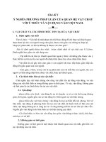 Tổng hợp tài liệu Ôn thi triết học theo chủ đề có đáp án