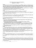 Đề luyện thi HSG tỉnh lớp 10 hay