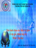 Tập đọc Có chí thì nên