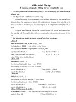 Giáo trình đào tạo ứng dụng công nghệ thông tin vào công tác kế toán