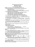 đề thi học sinh giỏi lý 6