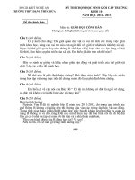 DE THI HOC SINH GIOI CAP TRUONG MON GDCD