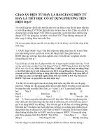 GIÁO ÁN ĐIỆN TỬ HAY LÀ BÀI GIẢNG ĐIỆN TỬ HAY LÀ TIẾT HỌC CÓ SỬ DỤNG PHƯƠNG TIỆN HIỆN ĐẠI?