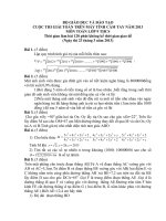 ĐỀ THI CASIO KHU VỰC NĂM 2013