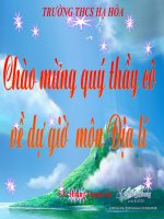 TIẾT 39 ĐẶC ĐIỂM SÔNG NGÒI VIỆT NAM