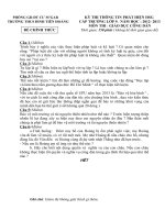 Đề thi HSG GDCD 9 năm học: 12-13