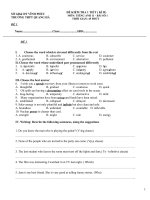 de kiem tra 1 tiet lan 1 hk2