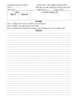 Đề 1 tiet HKI Cong nghe 7 2012-2013