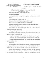 Báo cáo thực hiện Nghị quyết trung ương 5 khóa VIII